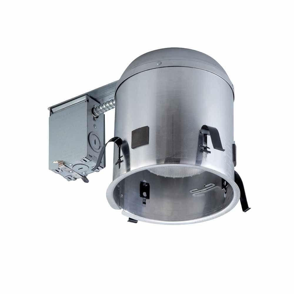 Commercial Electric 6 in. Aluminum Recessed IC Remodel Airtight Housing (5-Pack)