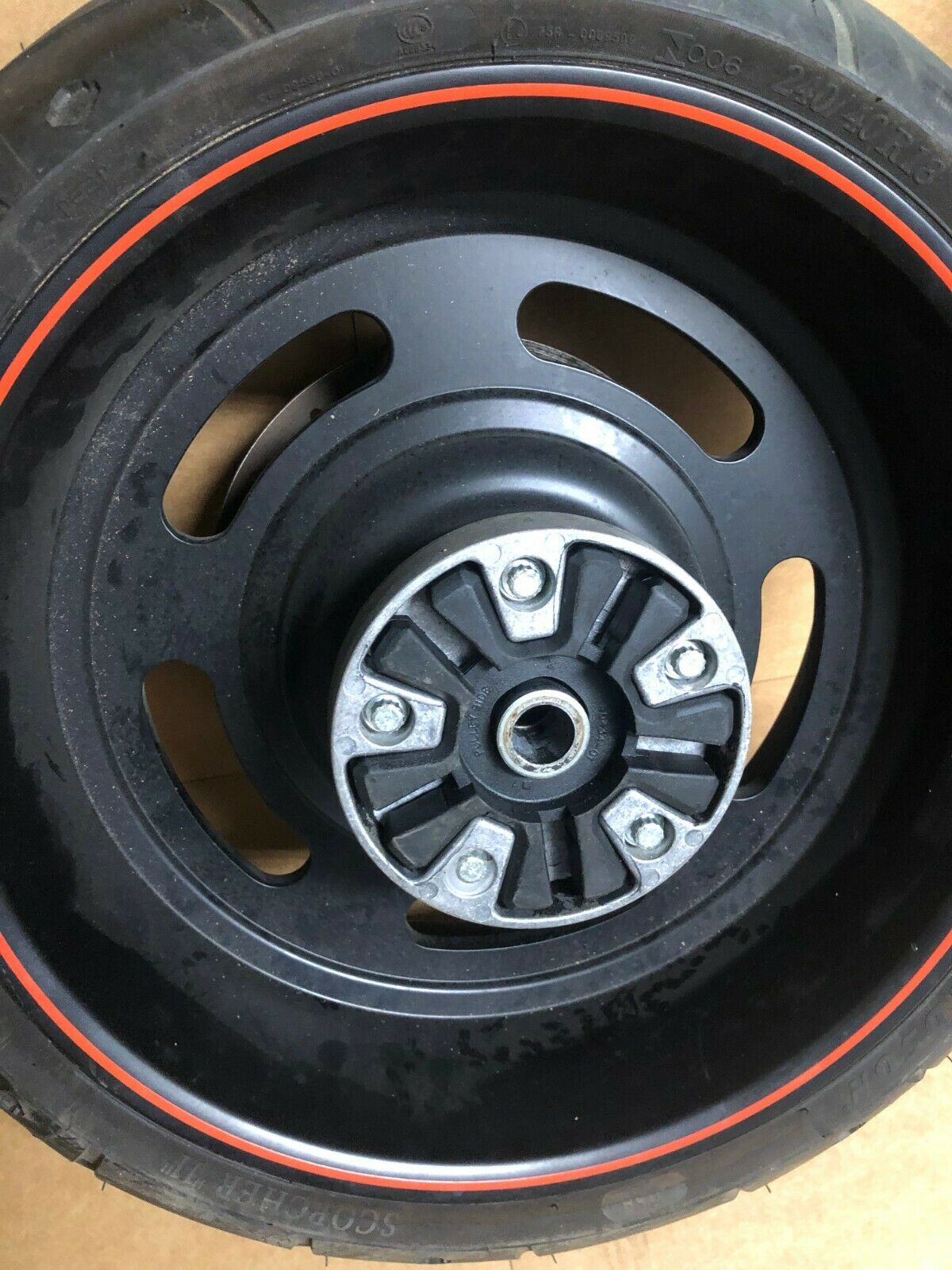 Harley Davidson VROD REAR Wheel Black Rim and tire Never Used Please Read !!!