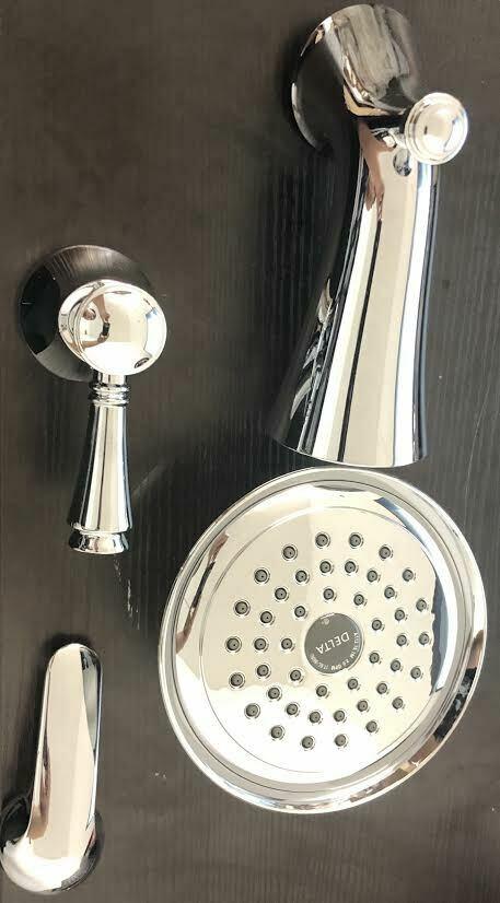 Delta Silverton Single-Handle 1-Spray Tub and Shower For Parts Only Sells AS IS