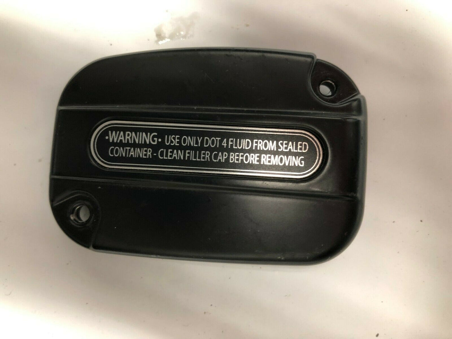 Harley Davidson Touring FLH/FLT Stock Front Brake Master Cylinder Cover Cap READ