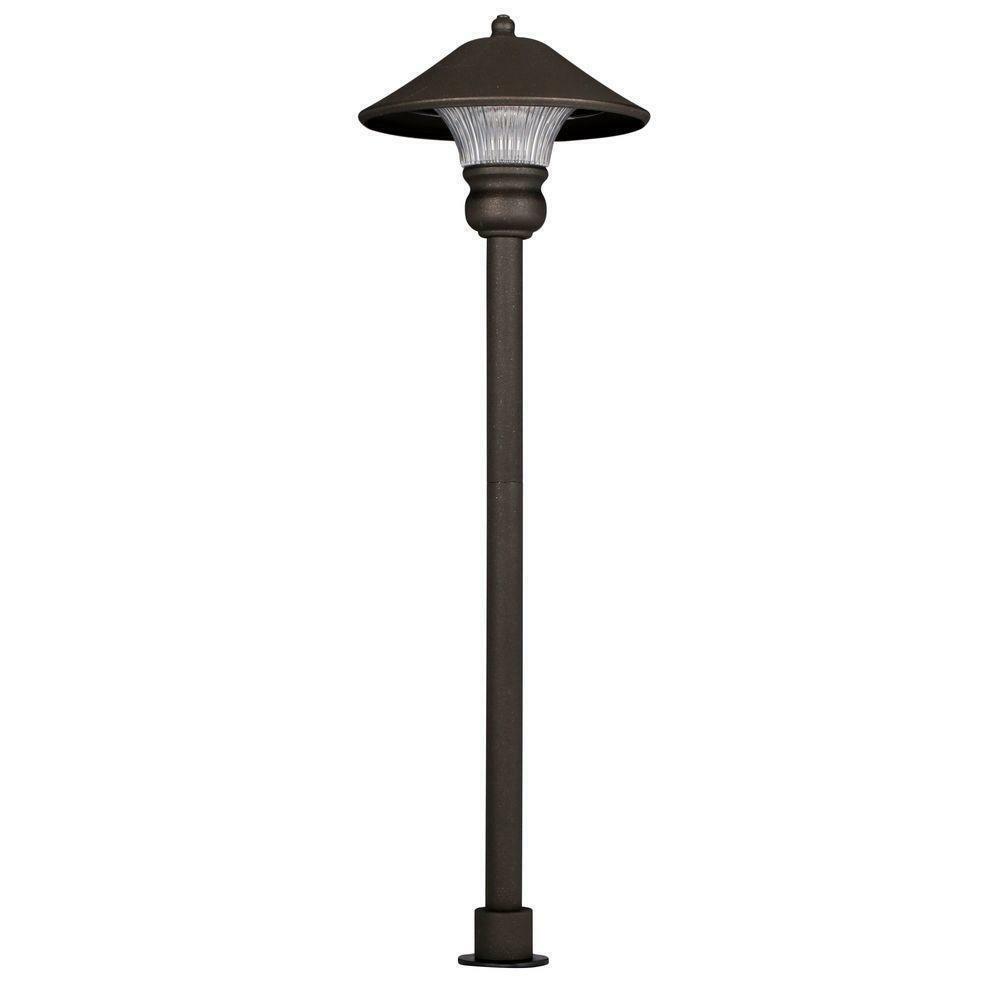 Hampton Bay Low-Voltage Equivalent Bronze Landscape Path Light IWV1501L-2