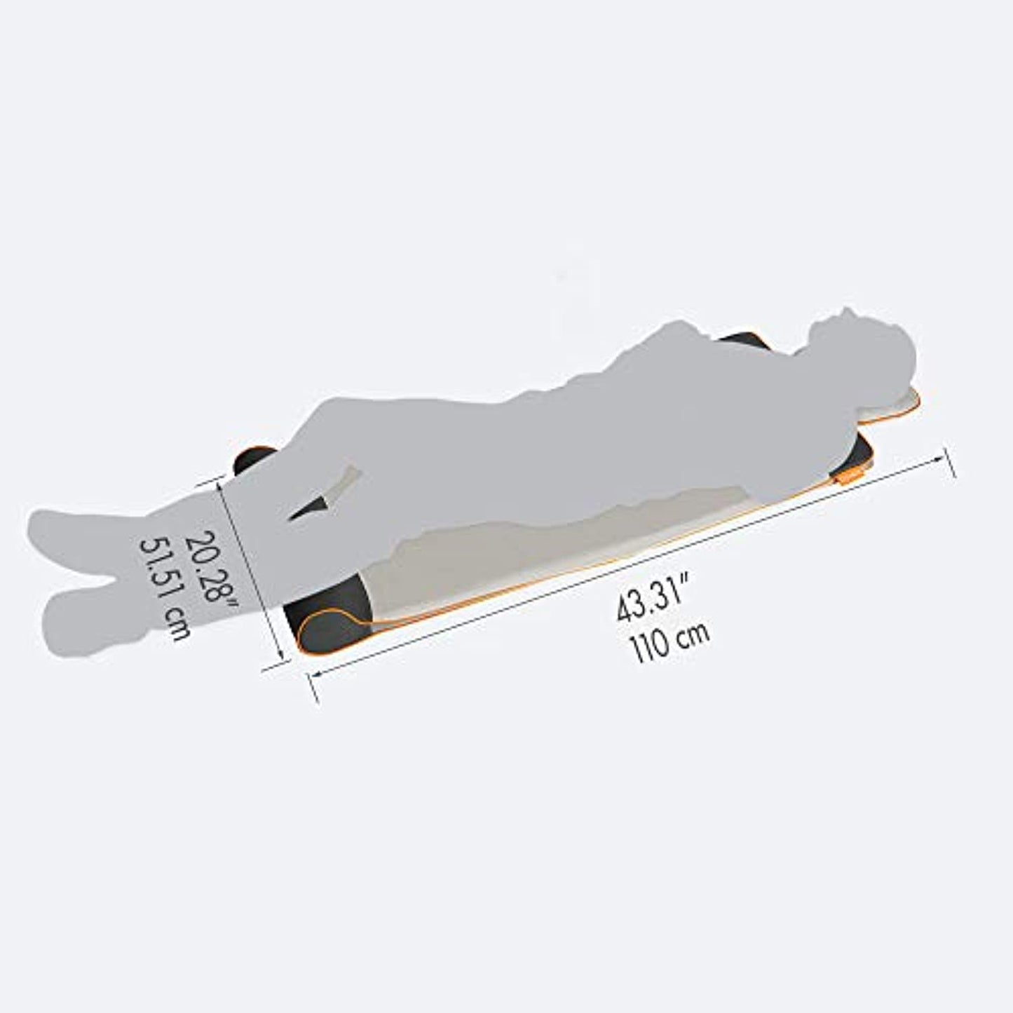 HoMedics Air Compression Back Stretching Mat - Gray