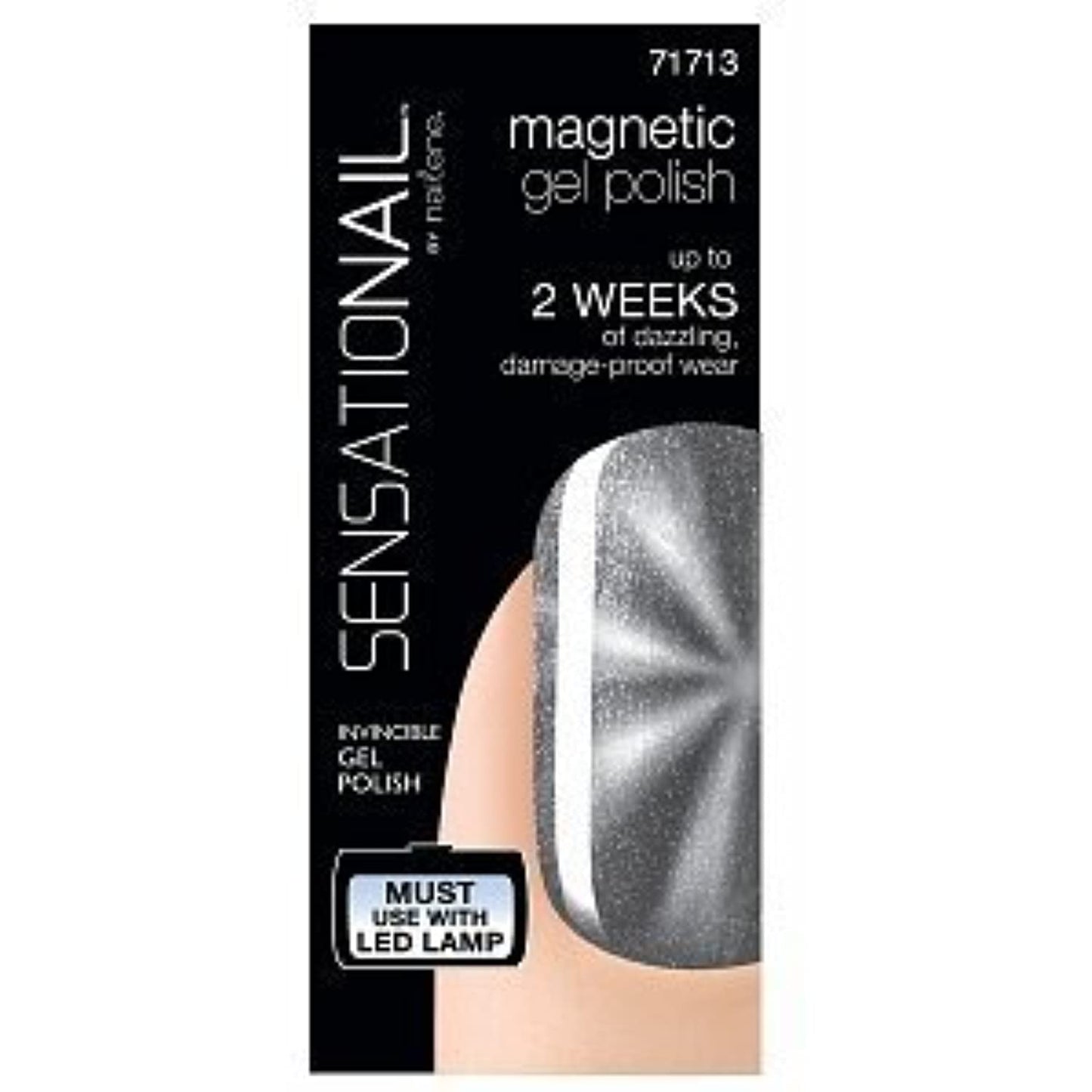 Sensationail Magnetic Gel Polish, Enchant, .30 oz- 71713- Lot of TEN -NEW