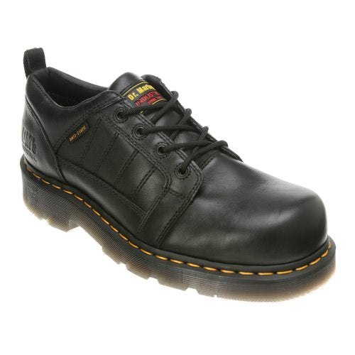 Dr. Martens Work Unisex Defender ST-4 Eye Shoe Black Oxford UK 12 (US Men's 13) Medium
