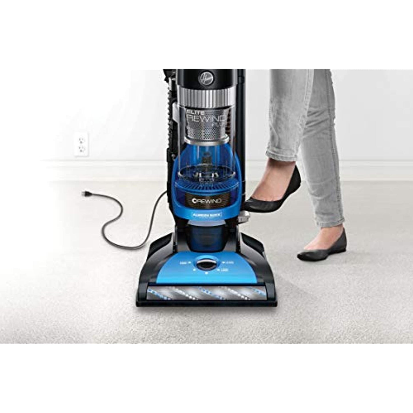 Hoover Elite Rewind Plus Bagless Upright Vacuum, UH71200