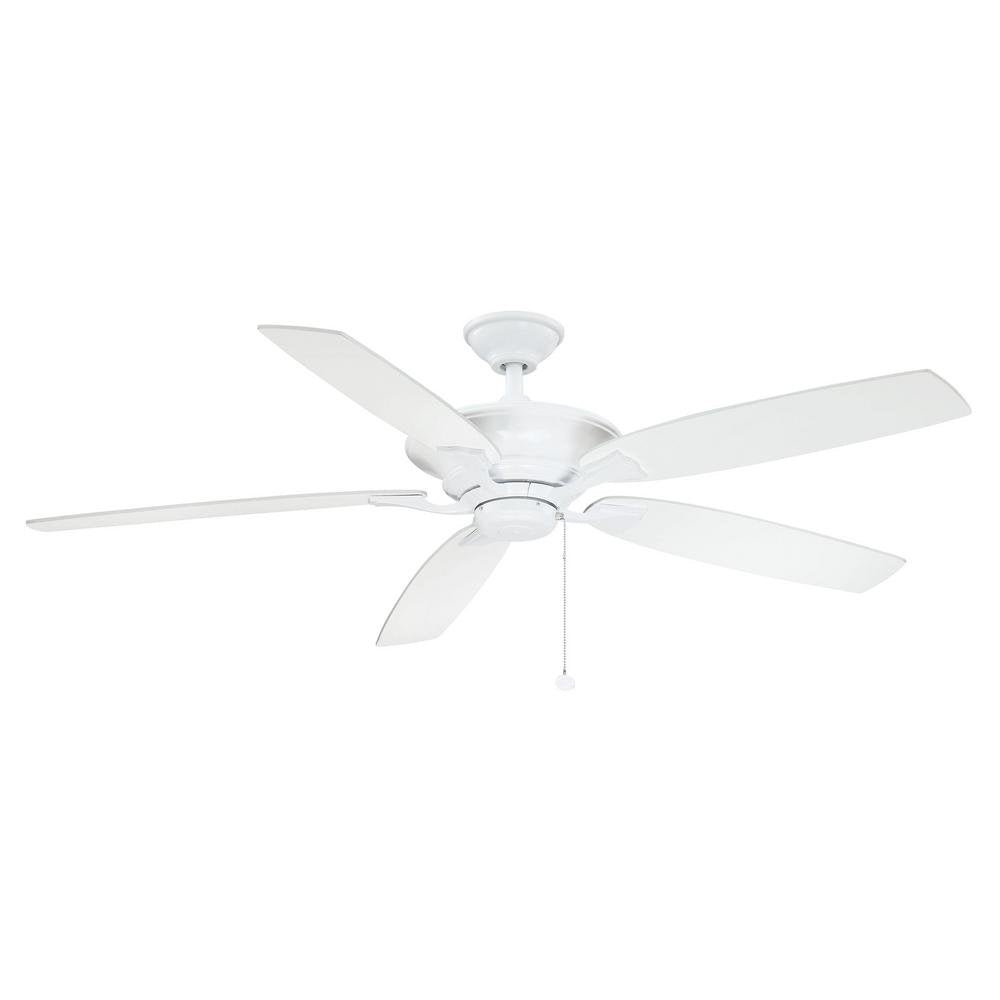 Hampton Bay Ashburton 60 in. Indoor White Ceiling Fan
