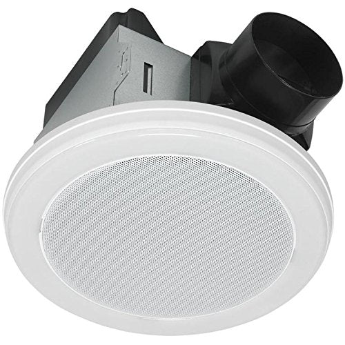 Home Netwerks 7130-08-BT 70 CFM Stereo Speaker Bathroom Exhaust Fan W/LED Light