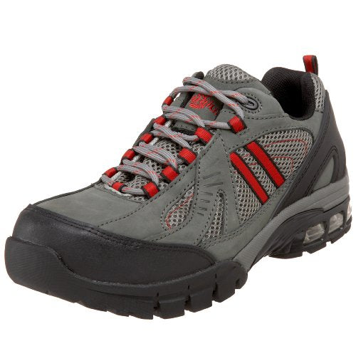 Nautilus Safety Footwear Men's N1702 Composite Toe Boot,Grey/Red,8.5 Medium