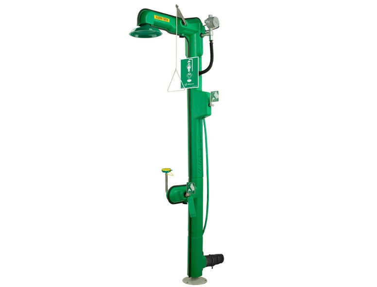 HAWS 8317CTFP HEAT TRACED SHOWER WITH EYE/FACE WASH FREEZE RESISTANT 16D405 NEW