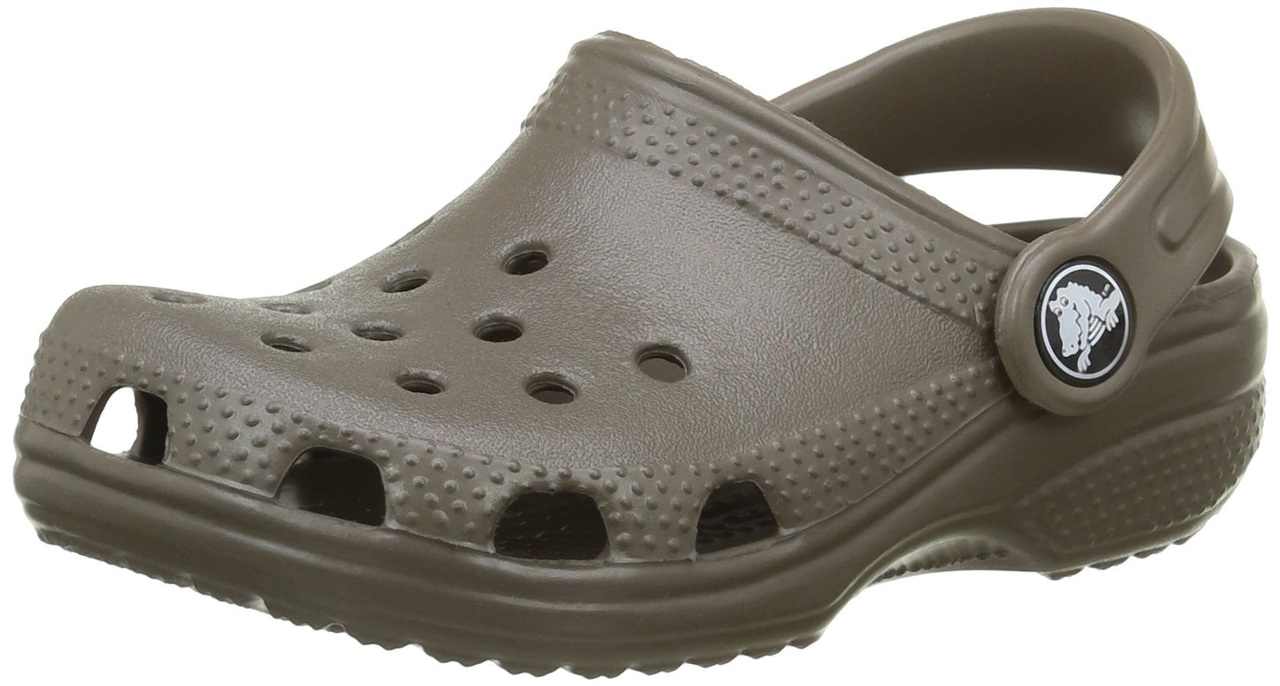 crocs Kid's Classic K Clog 10006, Chocolate, 3 US Little Kid / 5 US Big Kid