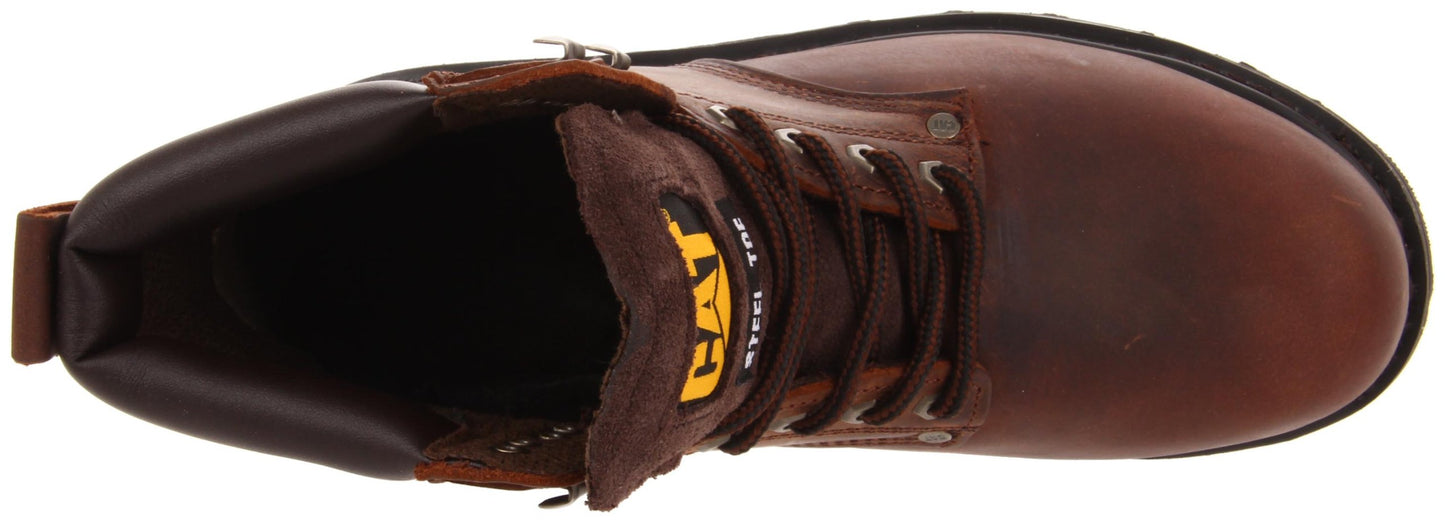 Caterpillar Men's Second Shift Steel Toe Work Boot,Dark Brown,11 W US
