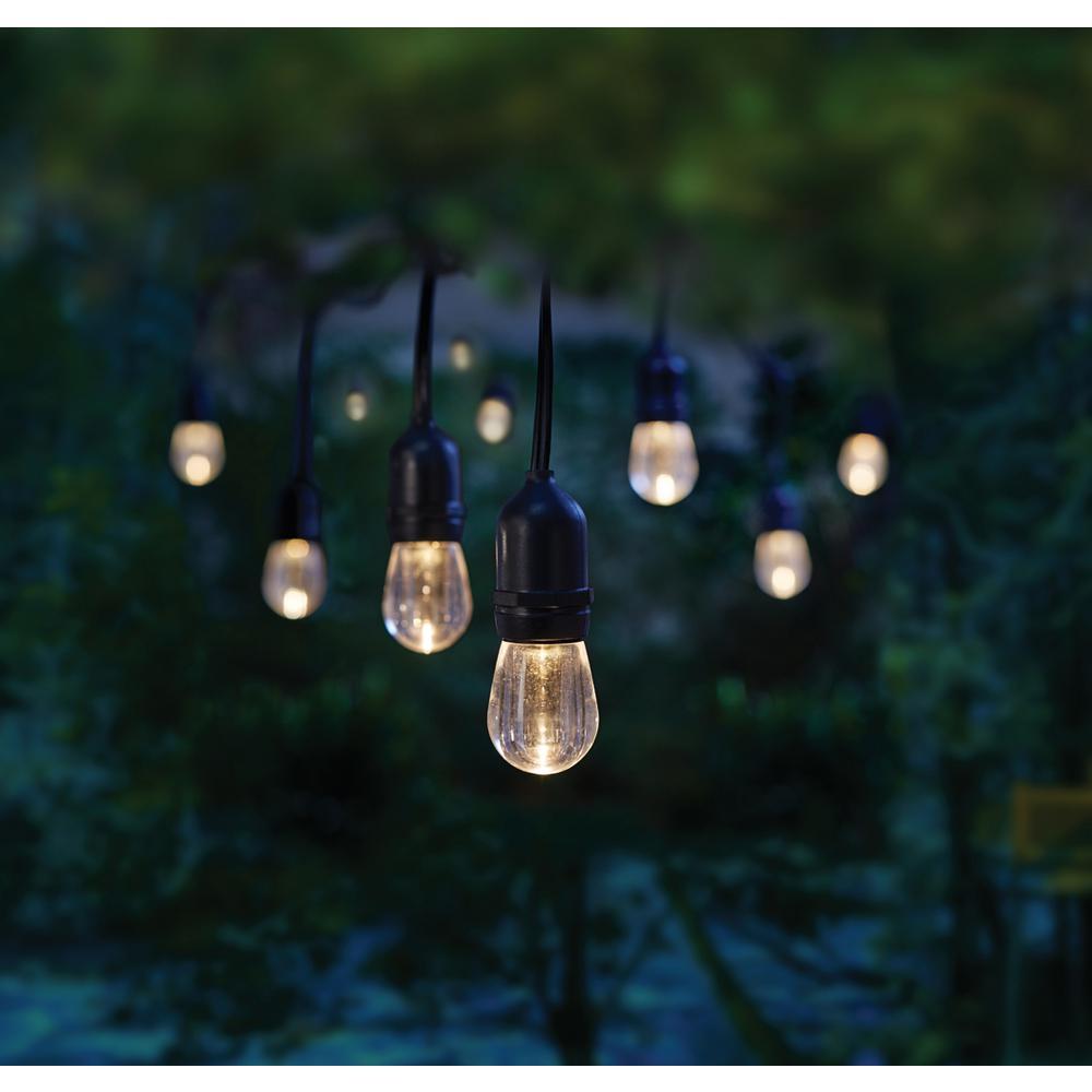 Home Decorators Collection 12-Light 24 ft. Integrated LED String Light with Co..