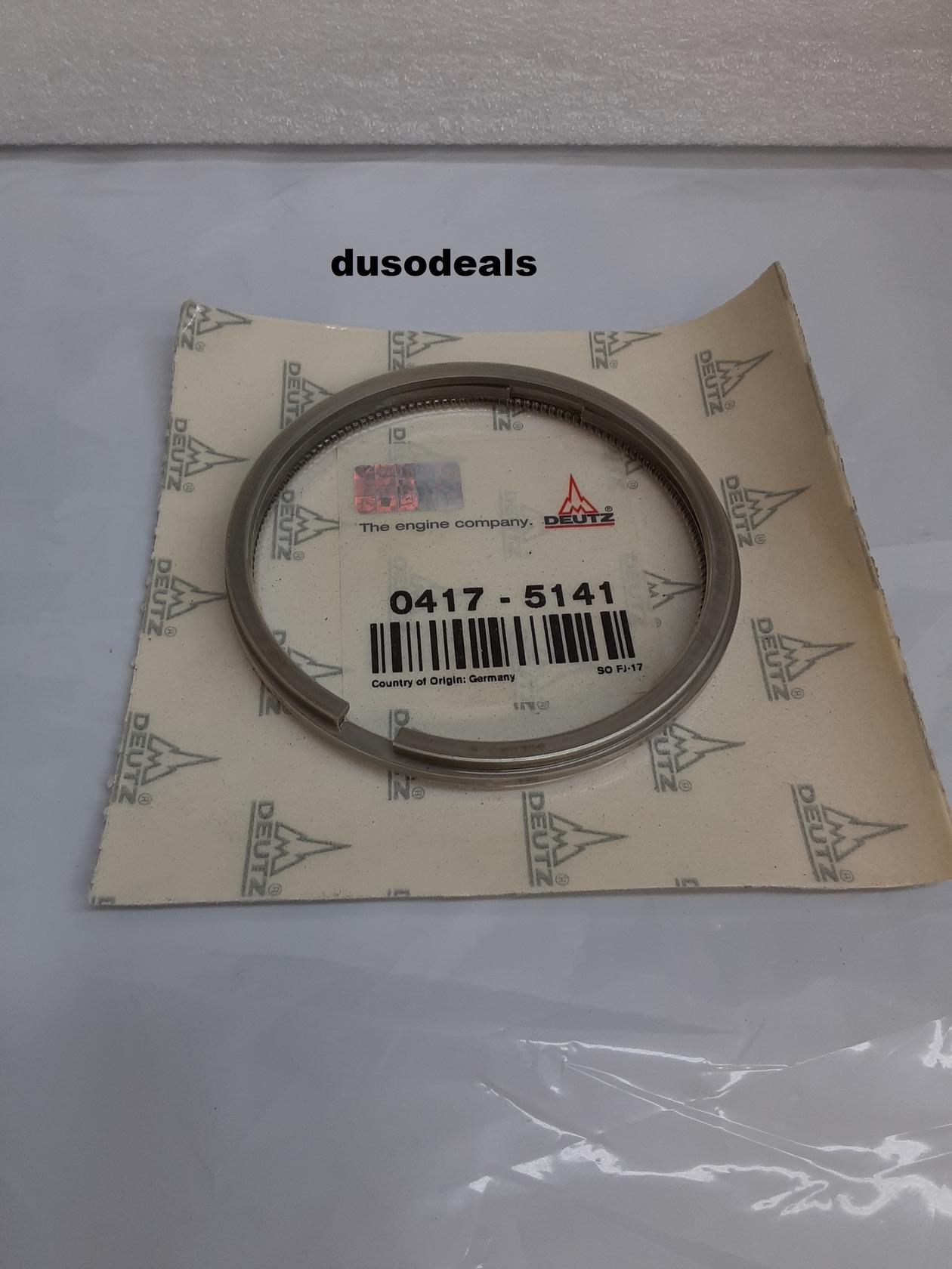Deutz Set of 4 Piston Rings 04175141 -Brand New