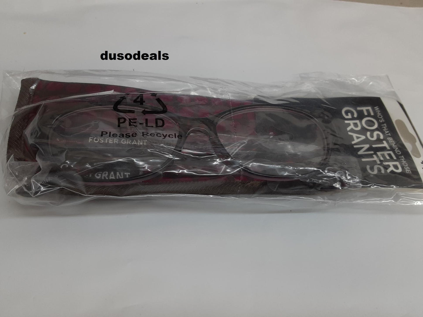 Foster Grants +1.25 women's Reading Glasses- Monica Mag Purple with soft case