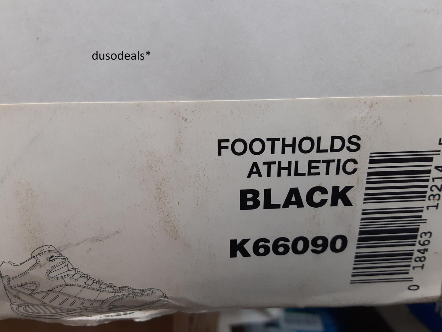 Hytest Footholds Athletic, K66090, Black, UNISEX, Men 11W, Womens 13W