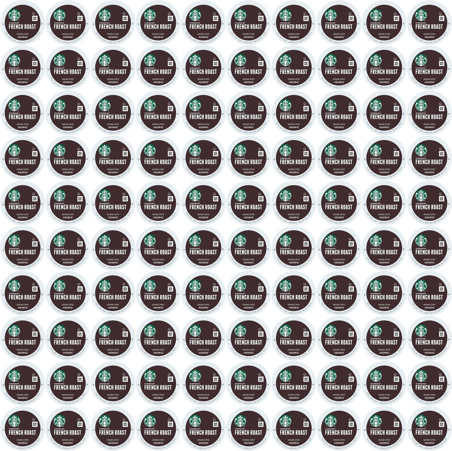 Starbucks French Dark Roast Keurig K Cups, 100 Count Best Before December 2020