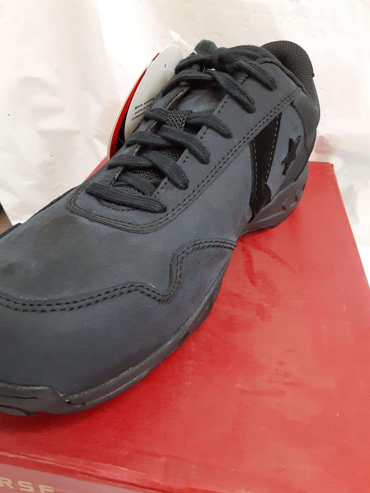 Converse Work- Black- Low Profile- Euro Casual- C946- Size 9.5 M Women- Soft Toe