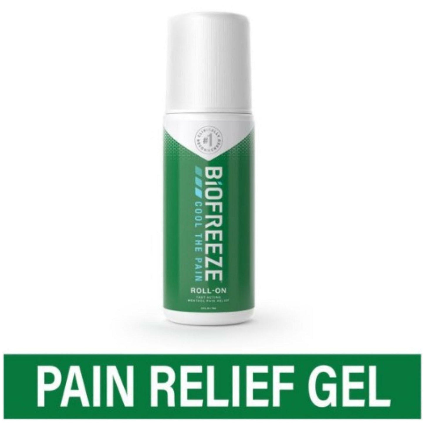 Biofreeze Cool The Pain Roll-On Pain Relief Set 2 Count Exp 9/2024