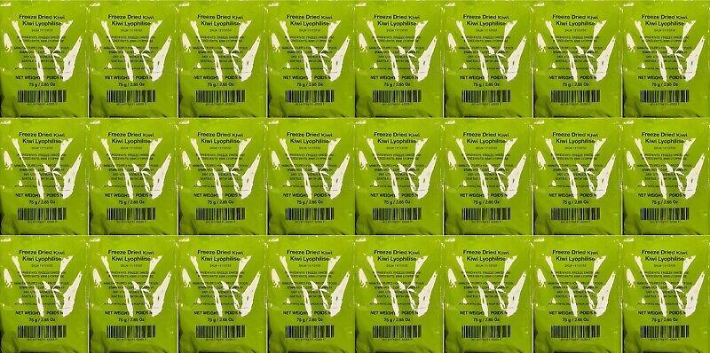 Starbucks (24-Pack) Freeze Dried Kiwis 75g/2.65oz Bags Each Best By 3/21