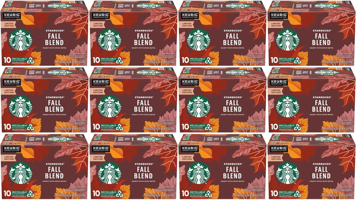 Starbucks Fall Blend K Cups Coffee Pods Medium Roast 120 COUNT READ DESCRIPTION