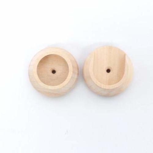 Everbilt 1.31 in. Heavy-Duty Wood Closet Rod Pole Sockets (2-Pack)