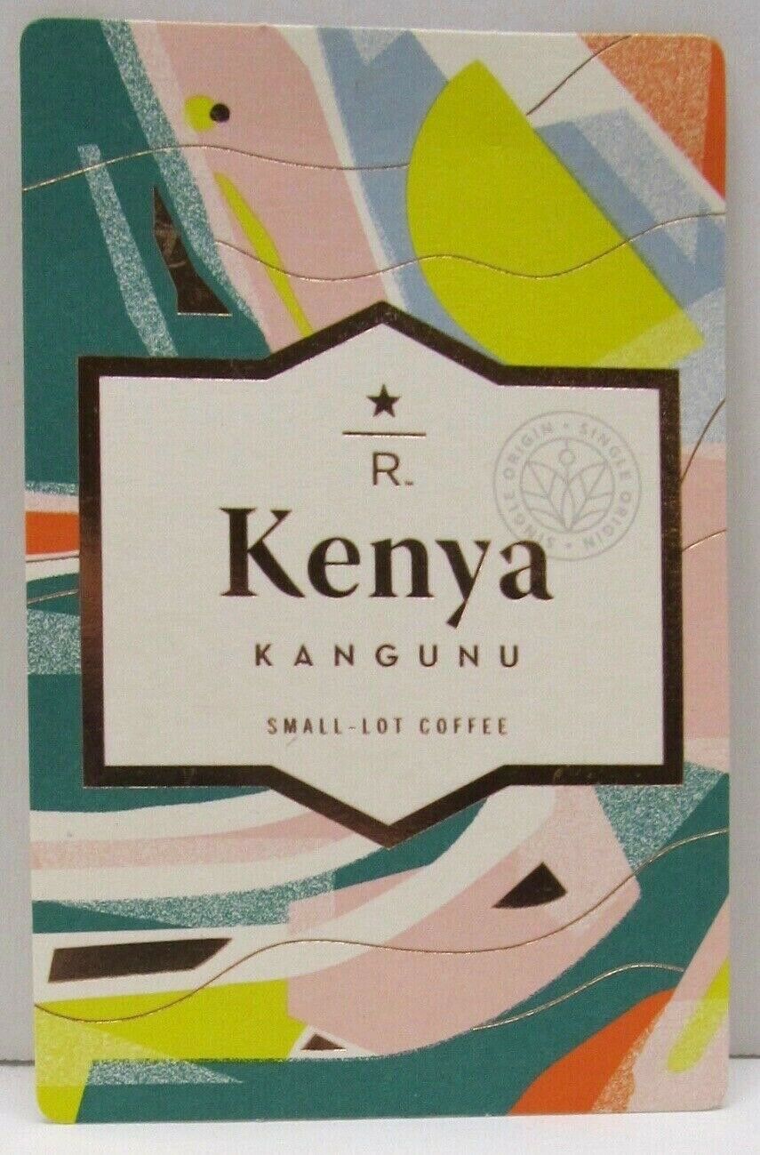 PACK OF 2 STARBUCKS RESERVE KENYA KANGUNU COFFEE WHOLE BEAN 8.8OZ EA BB 9/2019