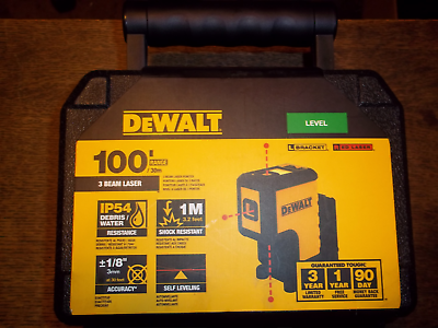 DEWALT DW08302 Red 3 Spot Laser Level