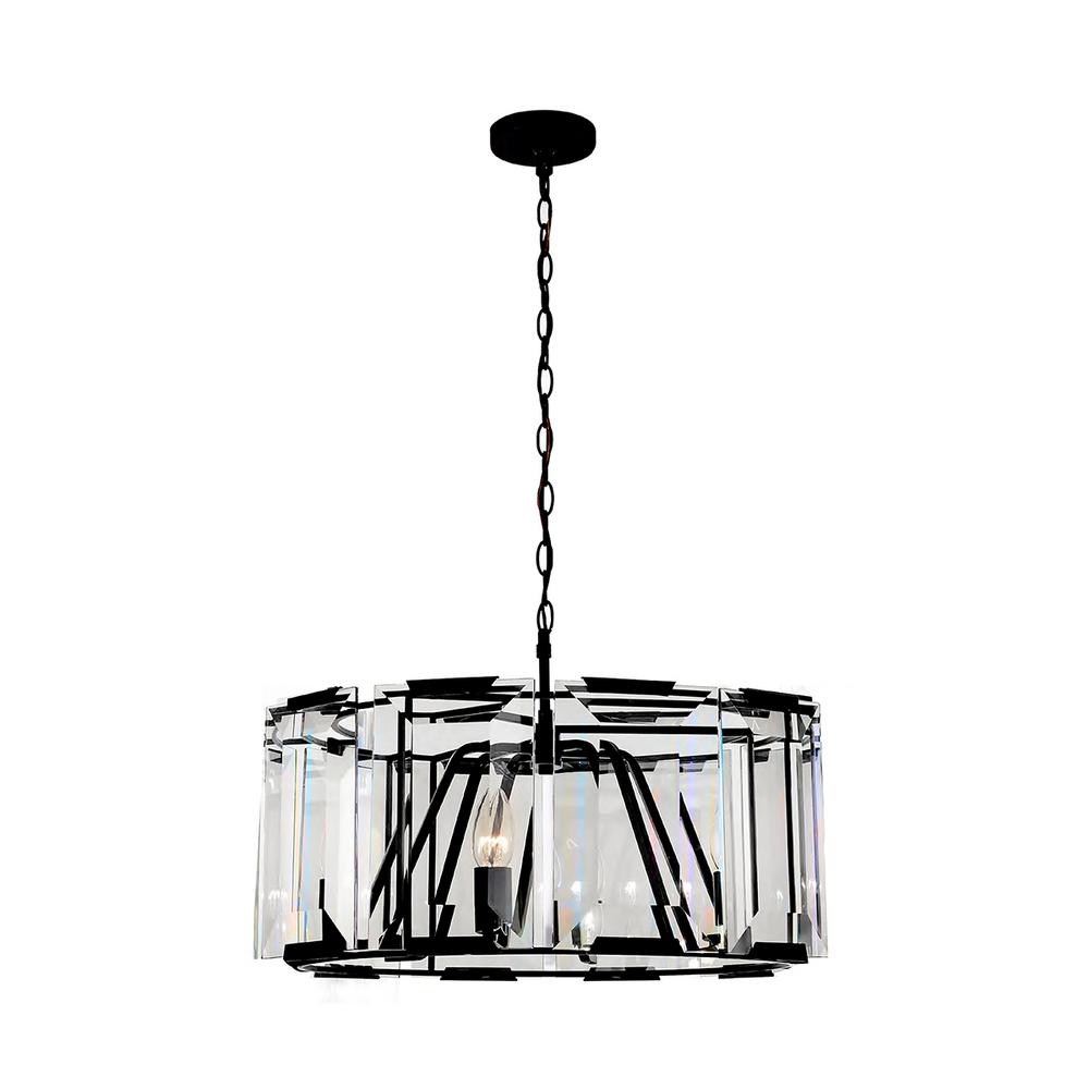 Easylite 4-Light Satin Black Pendant