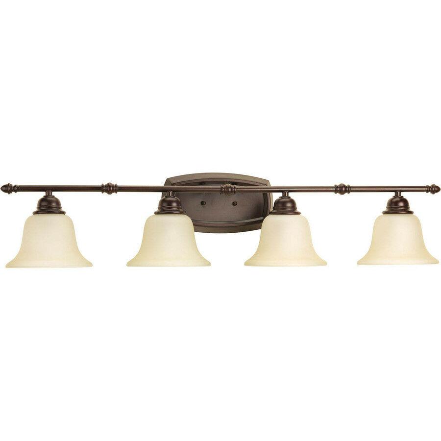 Progress Lighting P2138-20 Spirit Antique Bronze 38-Inch Four-Light Bath Sconce