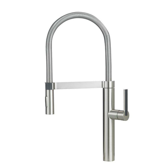 OpenBox Blanco 441332 Culina Semi-Pro Kitchen Faucet, Satin Nickel