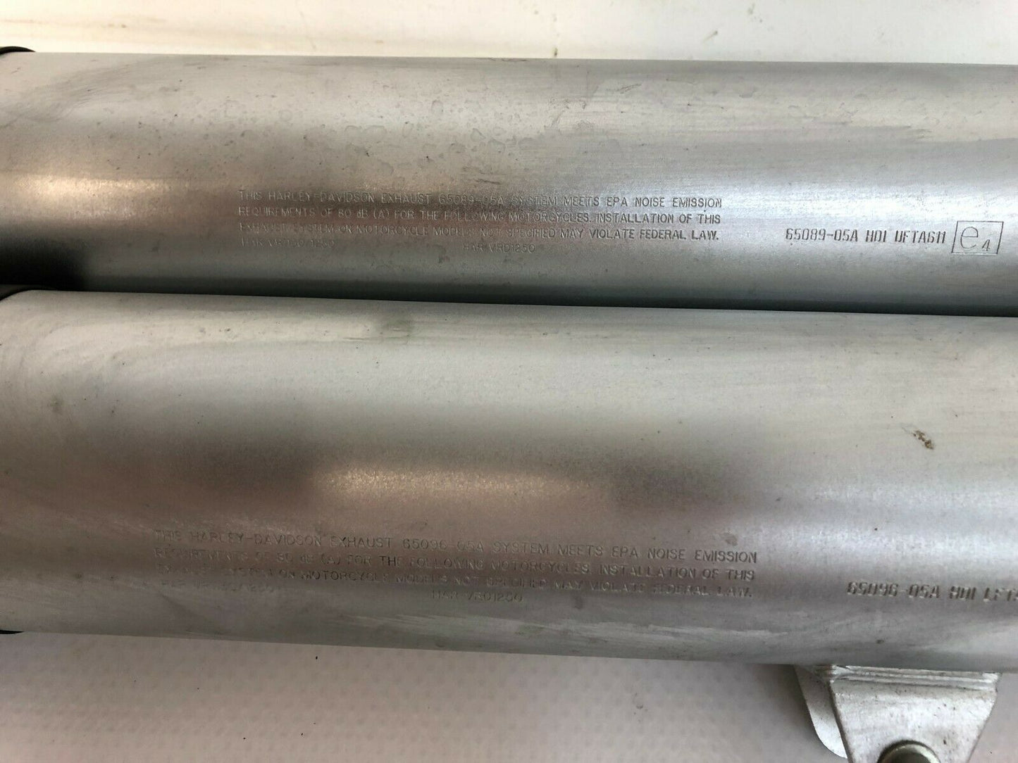 Harley 65096-05A & 65089-05A  V-ROD SLIP ON MUFFLERS (SEE PHOTOS)