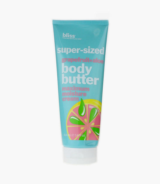 New Bliss Super Sized Grapefruit+Aloe Body Butter 14oz/414ml Item has Dents