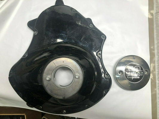 Harley Davidson Left Engine Cover 25907-04K 10 YEAR V-ROD COVER COMBO