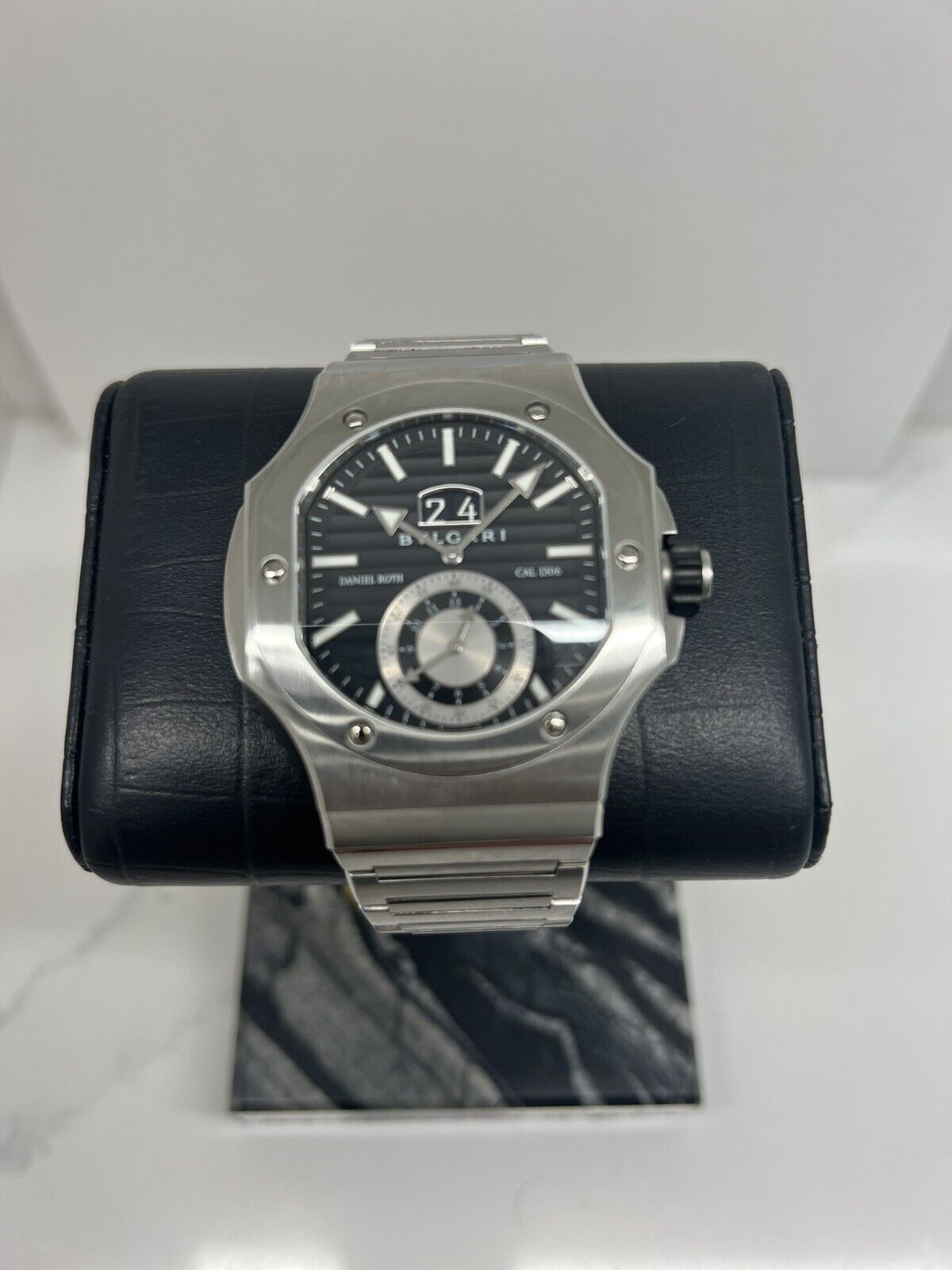 BULGARI STAINLESS STEEL ENDURER CHRONOSPRINT REF# BRE56BSSDCHS | HE