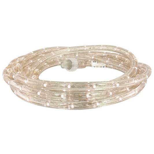 Commercial Electric 27 ft. White LED Rope Light Kit Indoor/Outdoor New