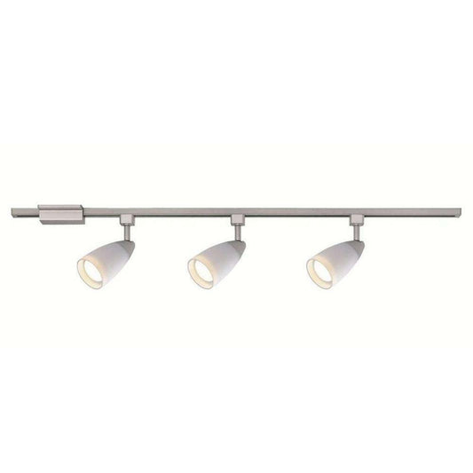 Hampton Bay 3-Light 44 in. Brushed Steel Track Lighting Kit