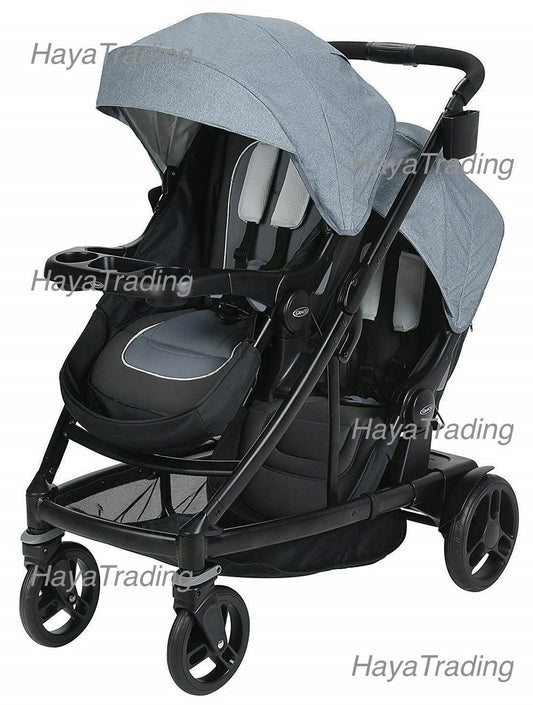 Graco Baby UNO2DUO Twin Tandem Double Stroller w/ Second Seat Hayden 2018 NEW