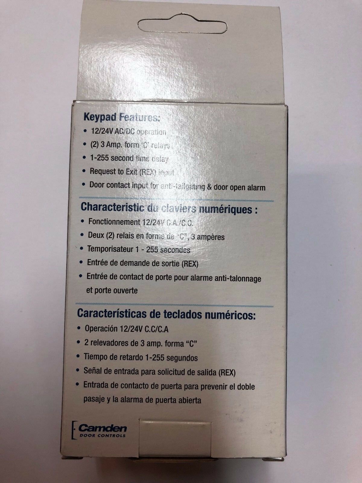 Camden Door Controls CC-3050-ADIIND-01