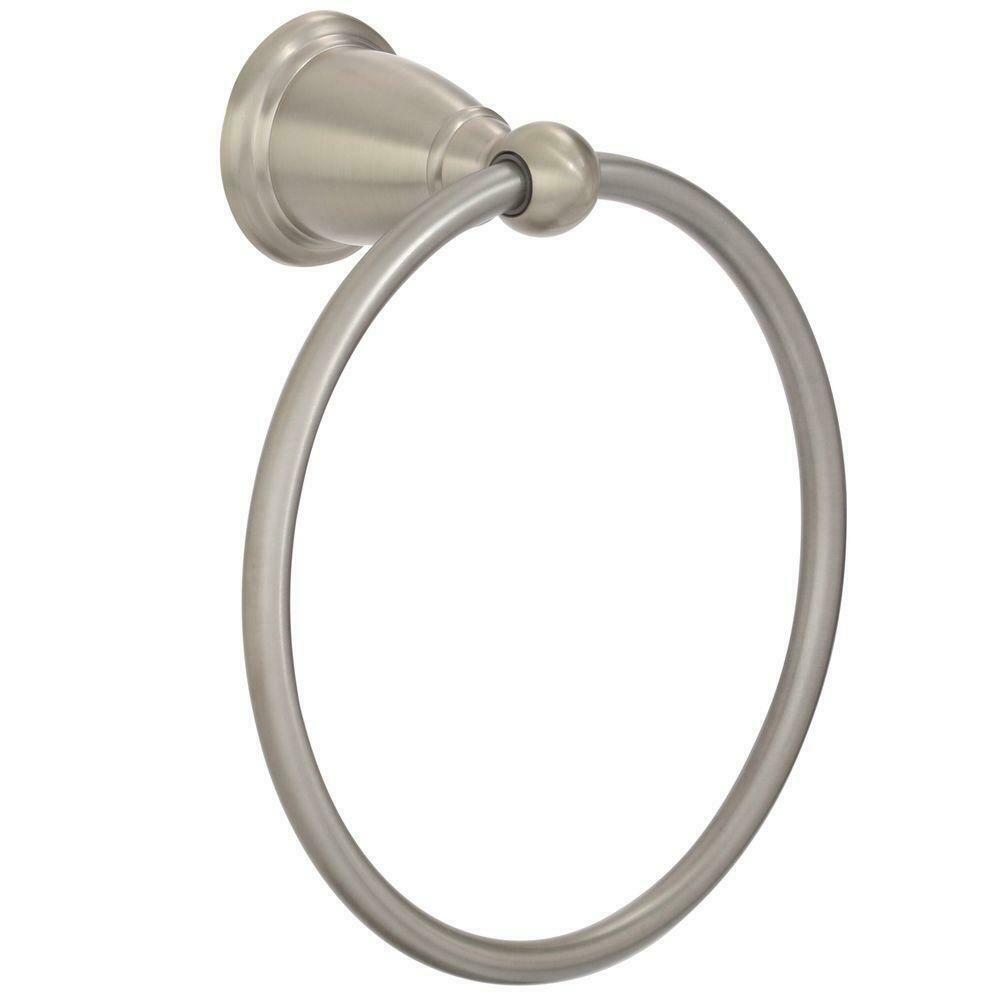 MOEN Brantford Towel Ring in Brushed Nickel