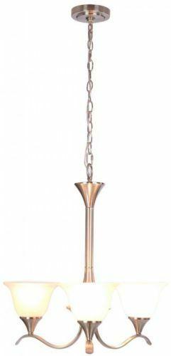 HAMPTON BAY Midtown 3-Light Brushed Nickel Chandelier