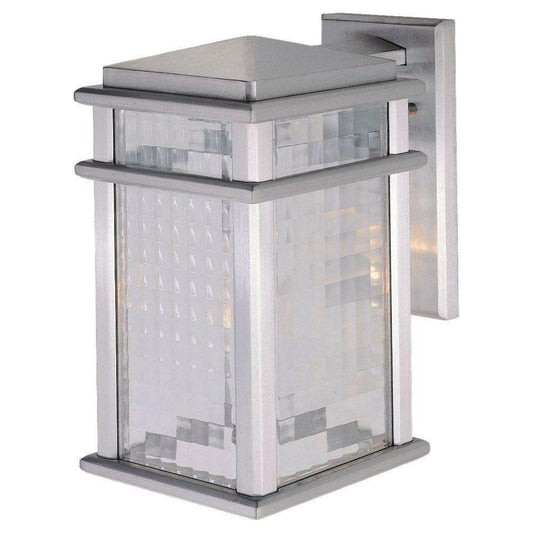 Generation Brands - Light Wall Lantern, Brushed Aluminum Silver