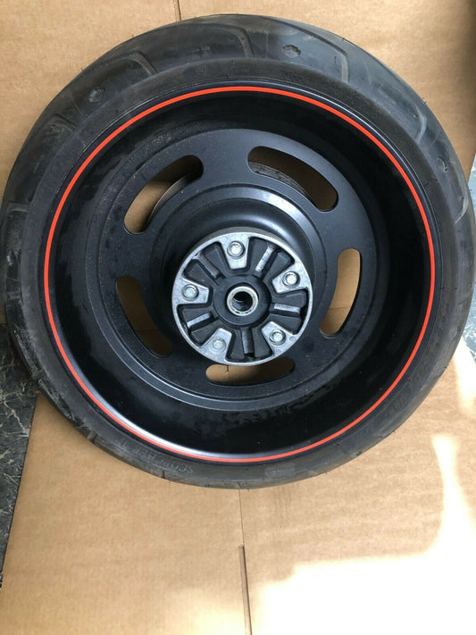 Harley Davidson VROD REAR Wheel Black Rim and tire Never Used Please Read !!!