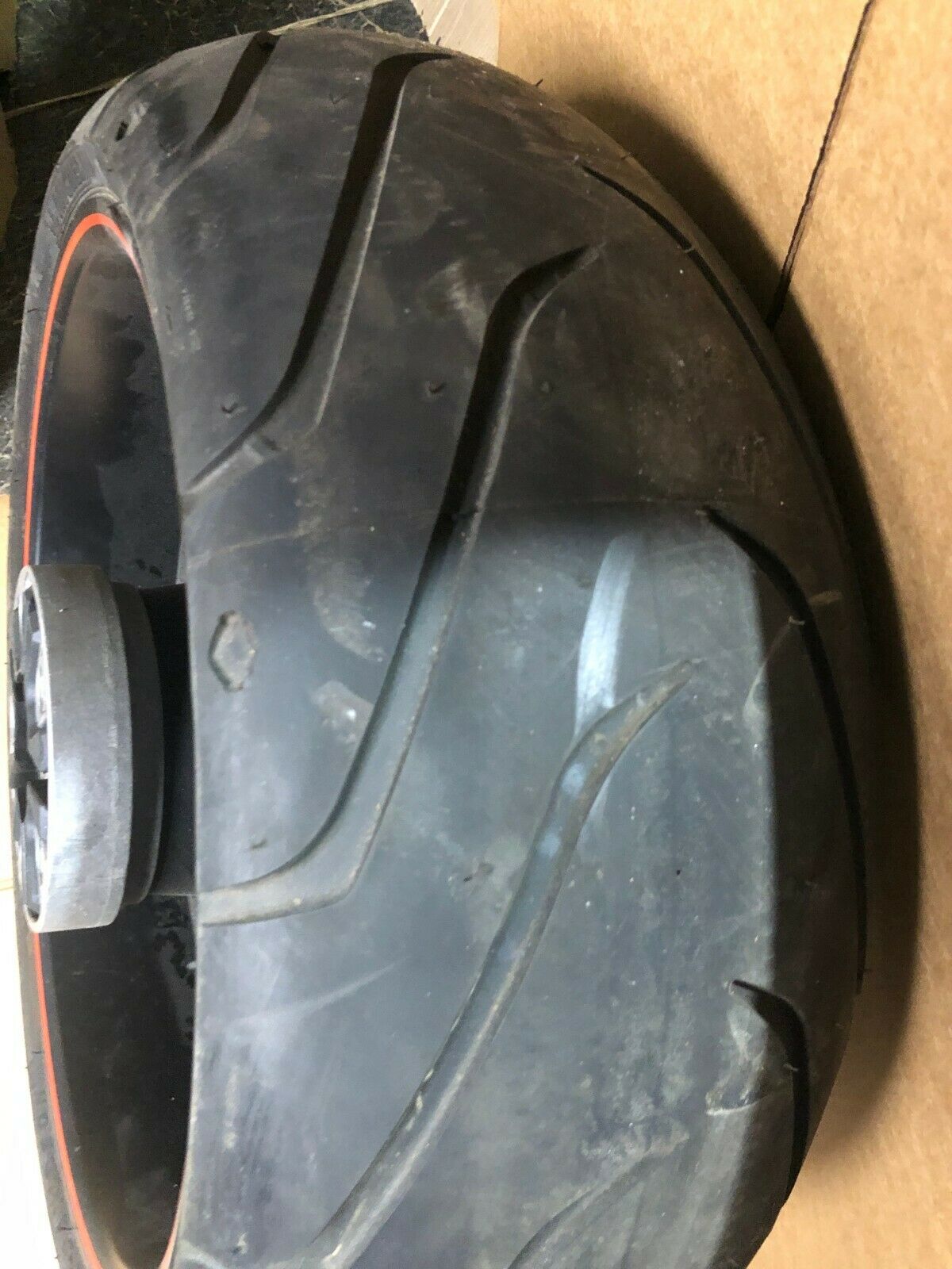 Harley Davidson VROD REAR Wheel Black Rim and tire Never Used Please Read !!!