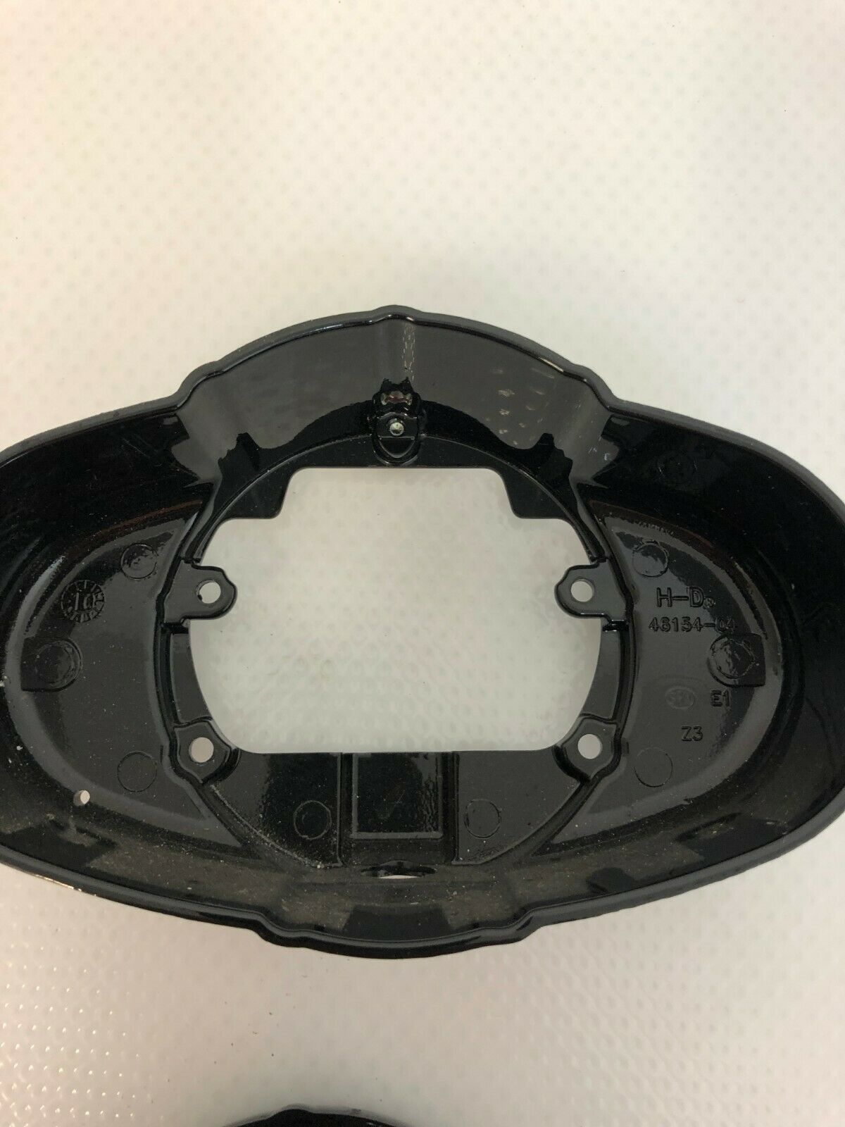 Harley Speedometer Gauge Holder Housing & Trim Bezel 46154-04
