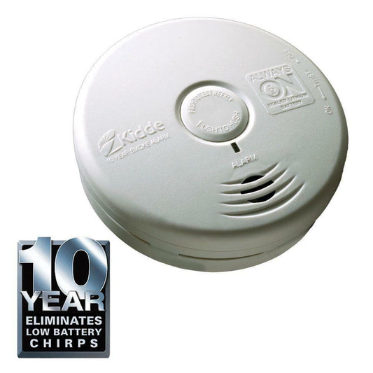 "NEW" Kidde 10 Year Worry Free Battery Operated Smoke Alarm SHIPS FREE