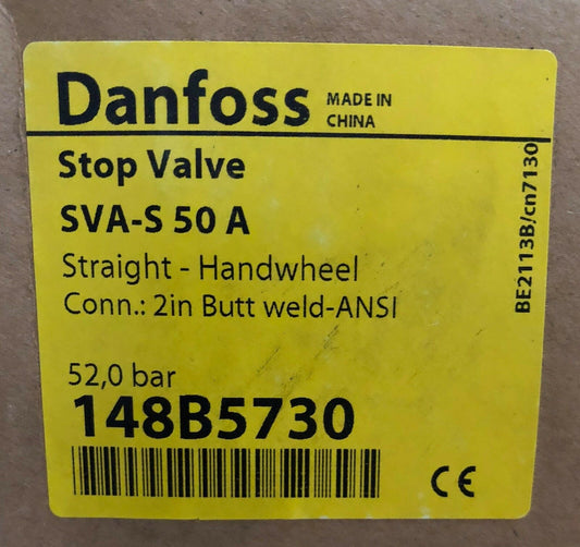 Danfoss Stop Valve SVA-S 50 A