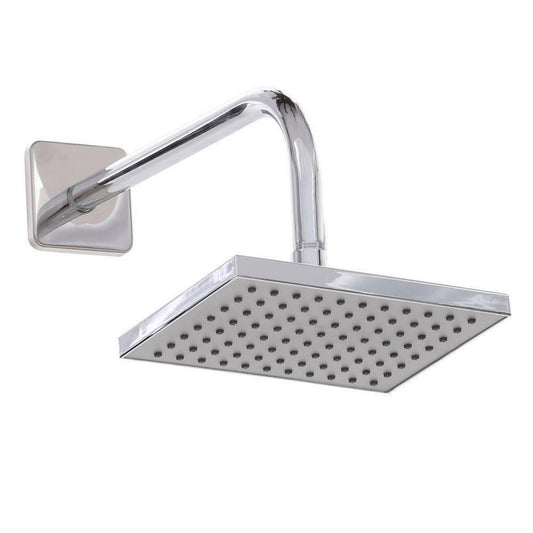 NEW Glacier Bay 1-Spray 8 x 6 in. Rectangular Showerhead in Chrome