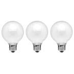 EcoSmart 60W Equivalent Soft White G25 LED Light Bulb Medium Base Frosted Style Filament