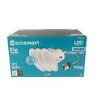 EcoSmart 65-Watt Equivalent Daylight 6 in. Downlight White Integrated Dimmable LED Recessed Trim (3)