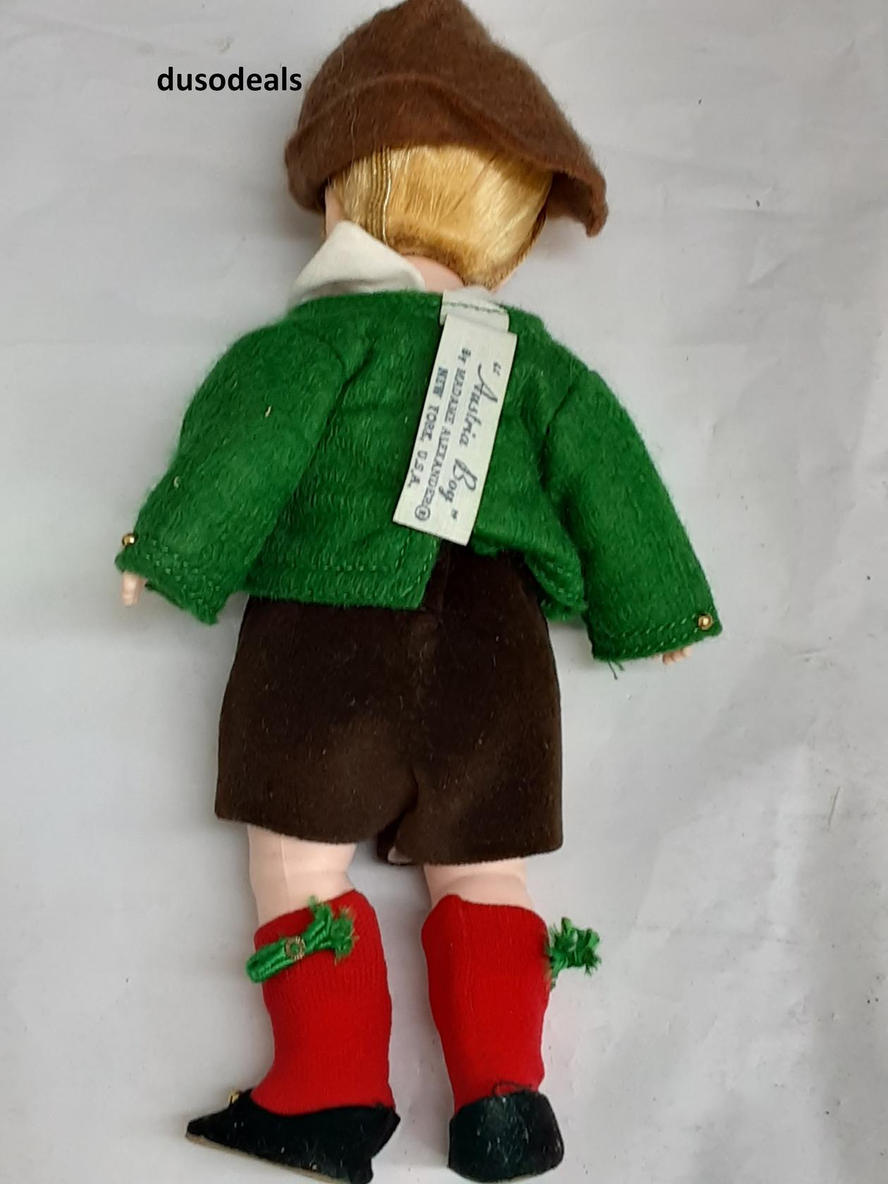 Madame Alexander AUSTRIA BOY #599 Doll w Orig Box